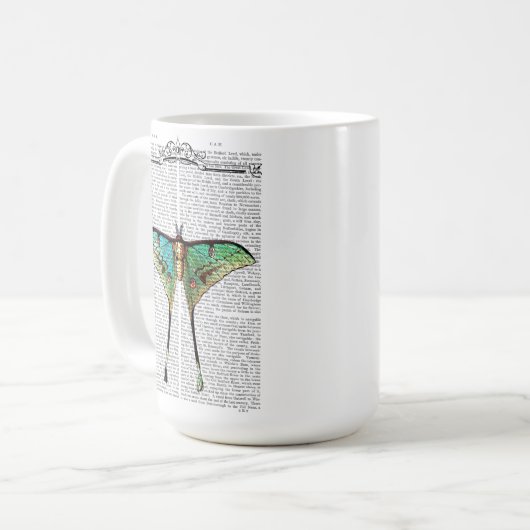 Mug Papillon vibrant (Devant gauche)