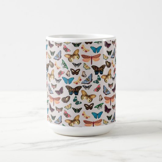 Mug Papillon vintage esthétique (Centre)