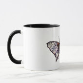 Mug Papillon violet (Gauche)