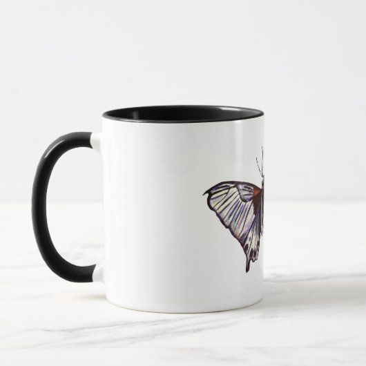 Mug Papillon violet (Gauche)