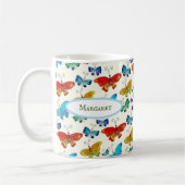 Mug Papillon Whimsical Motif Art original de la nature (Gauche)