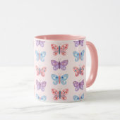Mug Papillons (Devant droit)