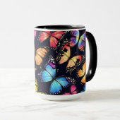 Mug Papillons (Devant droit)