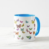 Mug Papillons (Devant droit)