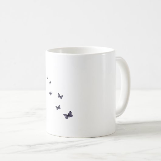 Mug Papillons (Devant droit)