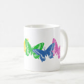 Mug Papillons arc-en-ciel (Devant droit)