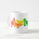 Mug Papillons arc-en-ciel (Devant gauche)