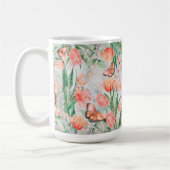 Mug Papillons aux fleurs de printemps (Gauche)
