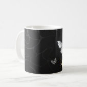 Mug Papillons blancs et dorés (Devant gauche)