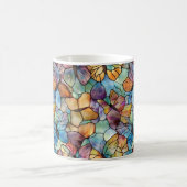 Mug Papillons bleu violet orange (Centre)