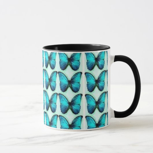Mug Papillons bleus (Droite)