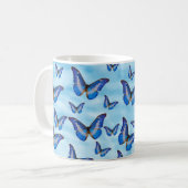 Mug Papillons bleus (Devant gauche)