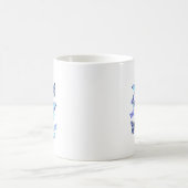 Mug Papillons bleus en points (Centre)