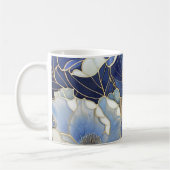 Mug Papillons bleus Vintages inspirés (Gauche)
