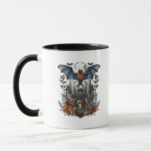 Mug Papillons Chauves-souris Champignons Lune Goblinco