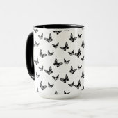 Mug Papillons classiques Motif d'art COULEUR BG (Devant gauche)
