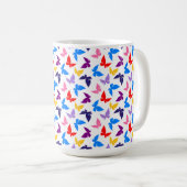 Mug Papillons colorés (Devant droit)
