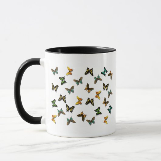 Mug Papillons colorés Art (Gauche)