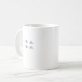 Mug Papillons Cottagecore Classique (Devant gauche)