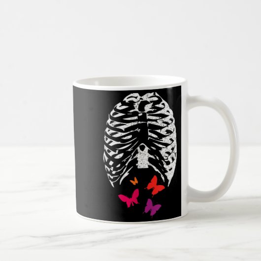 Mug Papillons Dans Le Ventre Halloween (Droite)