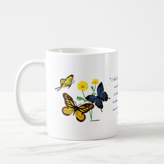 Mug Papillons de 8h28 de Romains (Gauche)