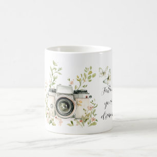 Mug Papillons de crème de menthe rêves appareil photo