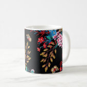 Mug Papillons de jardin fleuris Style Liberty (Devant droit)