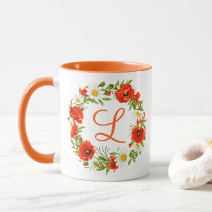 Mug Papillons de printemps personnalisés marguerites M