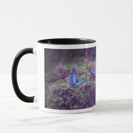 Mug Papillons d'Imaginaire et champignons (Gauche)