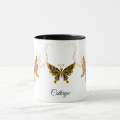 Mug Papillons et étoiles Parties scintillant or (Centre)
