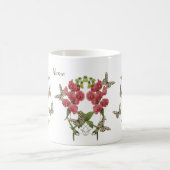 Mug Papillons Et Fleur De Pois Doux (Centre)