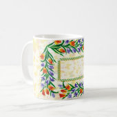 Mug papillons et fleurs (Devant gauche)