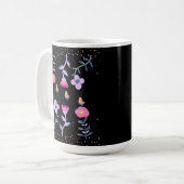 Mug papillons et fleurs (Devant gauche)
