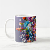 Mug Papillons et fleurs (Gauche)