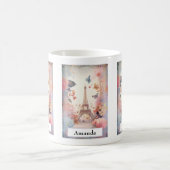 Mug Papillons et fleurs de la Tour Eiffel (Centre)