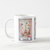 Mug Papillons et fleurs de la Tour Eiffel (Gauche)