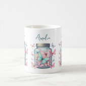 Mug Papillons Fantaisistes dans un Pot (Centre)