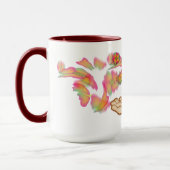 Mug Papillons & Fleurs (Gauche)