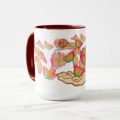 Mug Papillons & Fleurs (Devant gauche)