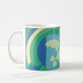 Mug Papillons Jazz Pochoir Art Déco vintage (Gauche)