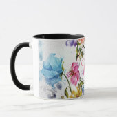 MUG PAPILLONS LUNATIQUES ET FLEURS (Gauche)