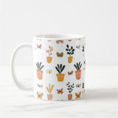 Mug Papillons mignons et pot (Gauche)