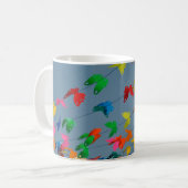 Mug papillons multicolores (Devant gauche)