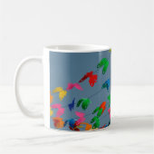Mug papillons multicolores (Gauche)