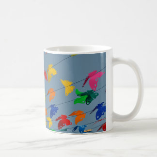 Mug papillons multicolores