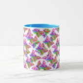 Mug Papillons multicolores en gras (Centre)