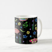 Mug Papillons multicolores : Motif transparent (Devant droit)