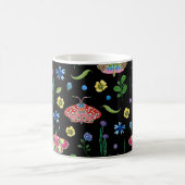 Mug Papillons multicolores : Motif transparent (Centre)