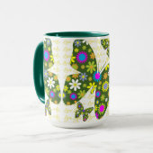 Mug Papillons Musique de vie (Devant gauche)