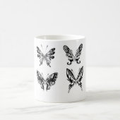 Mug Papillons noirs et blancs (Centre)